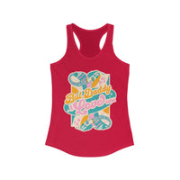 But Daddy I Love Him Women's Next Level Ideal Racerback Tank