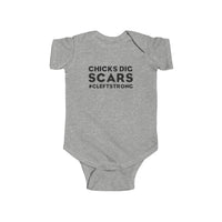 Chicks Dig Scars Cleft Strong Rabbit Skins Infant Fine Jersey Bodysuit