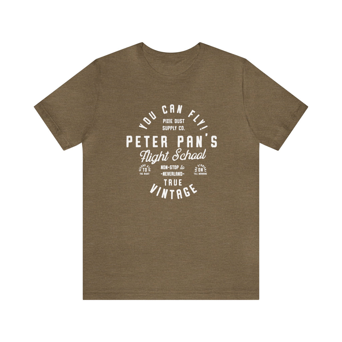 Pan's Flight School Bella Canvas Unisex Jersey Short Sleeve Tee