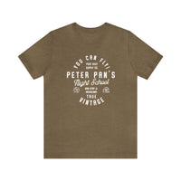 Pan's Flight School Bella Canvas Unisex Jersey Short Sleeve Tee