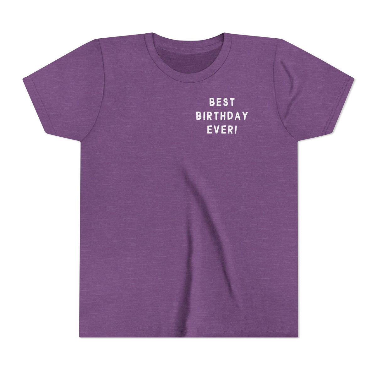 Best Birthday Ever Bella Canvas Youth Short Sleeve Tee