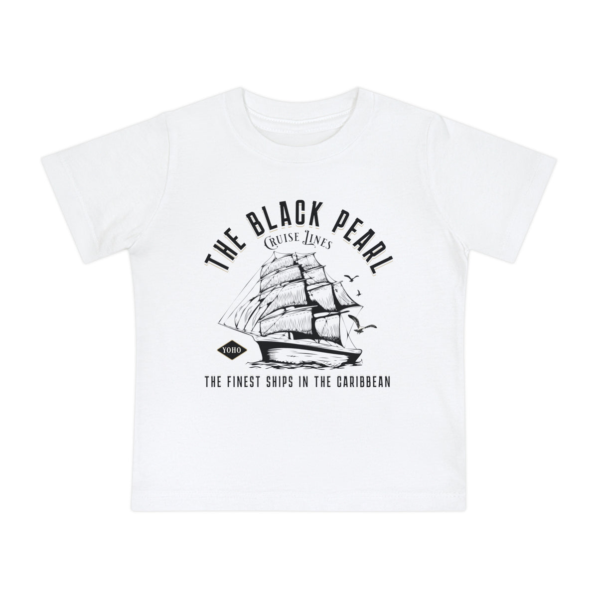 Black Pearl Cruise Lines Bella Canvas Baby Short Sleeve T-Shirt