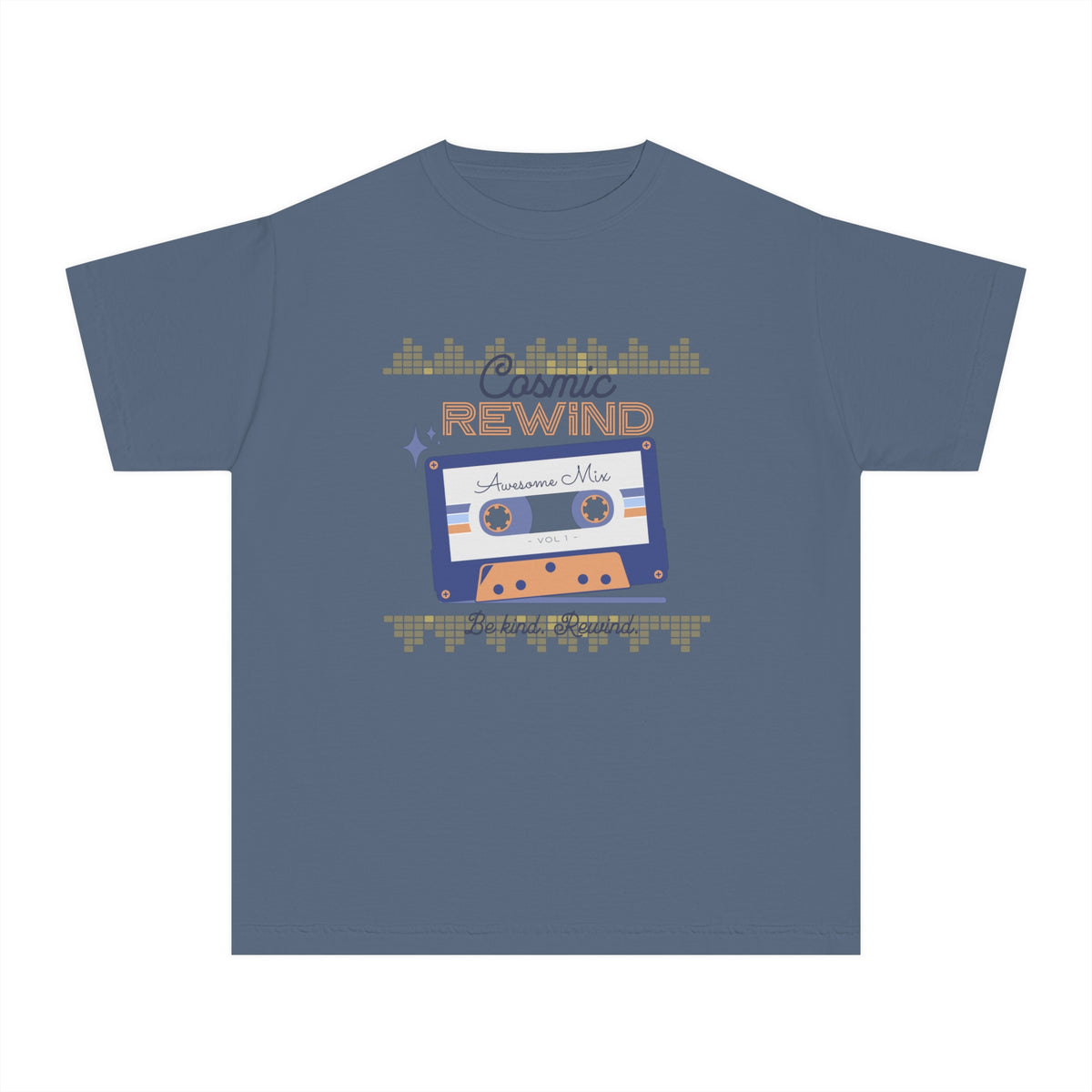 Cosmic Rewind Comfort Colors Youth Midweight Tee