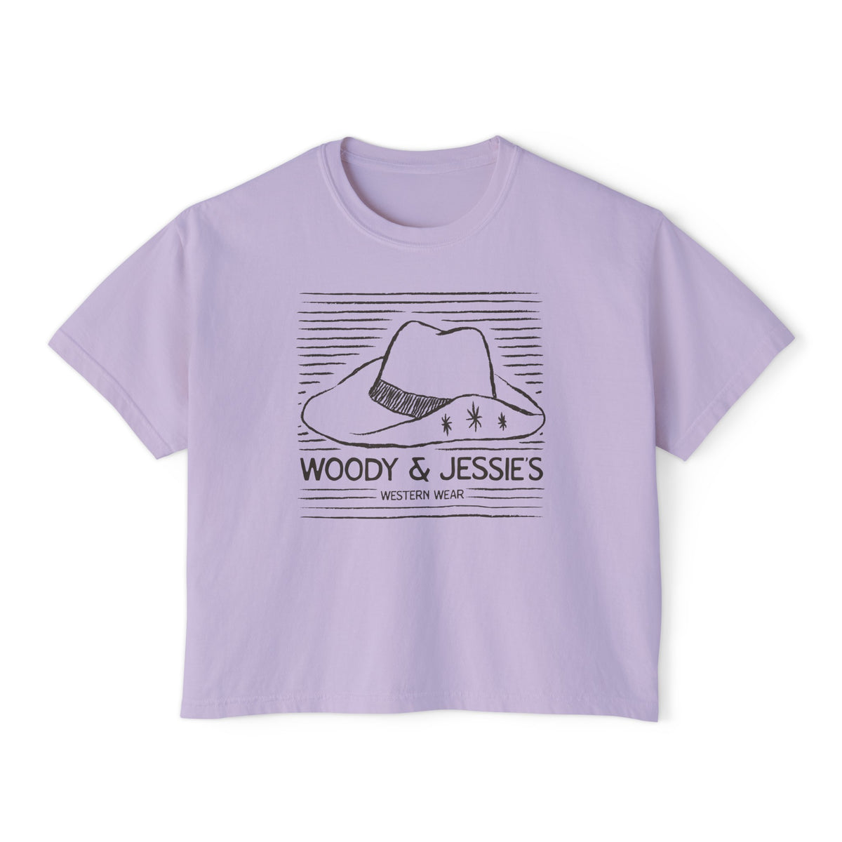Woody & Jessie's Western Wear Comfort Colors Women's Boxy Tee