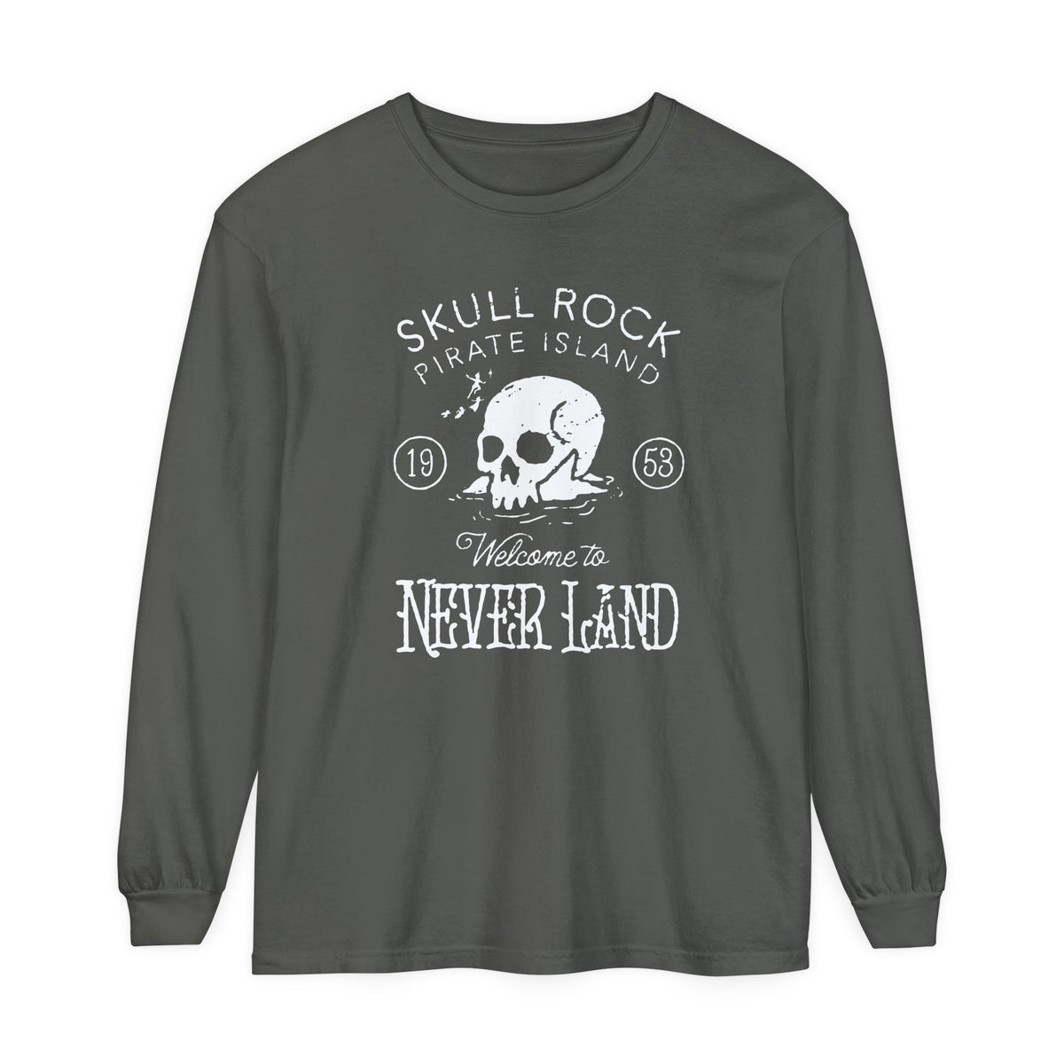 Skull Rock Comfort Colors Unisex Garment-dyed Long Sleeve T-Shirt
