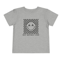 Best Birthday Ever Bella Canvas Toddler Short Sleeve Tee