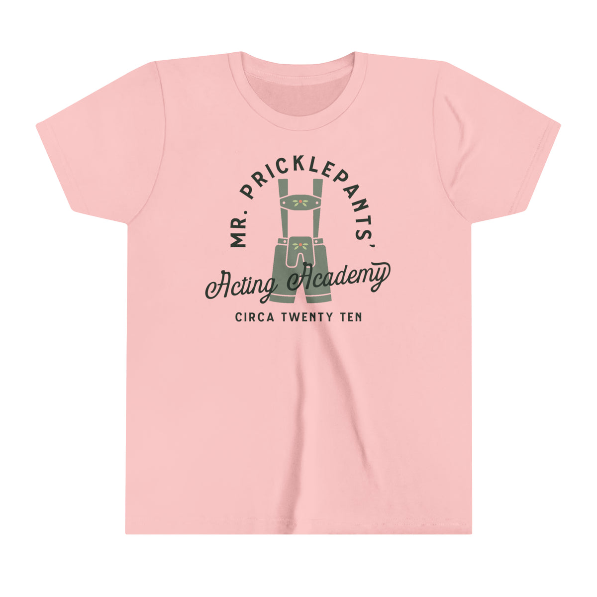 Mr. Pricklepants’ Acting Academy Bella Canvas Youth Short Sleeve Tee
