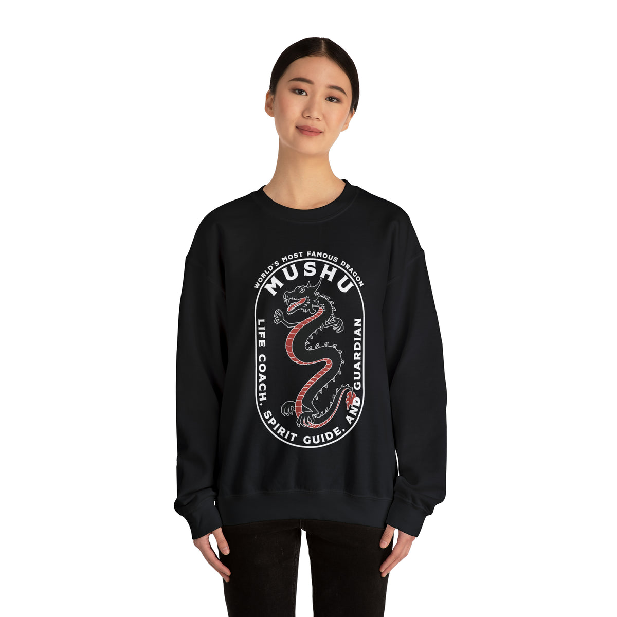 Mushu Gildan Unisex Heavy Blend™ Crewneck Sweatshirt
