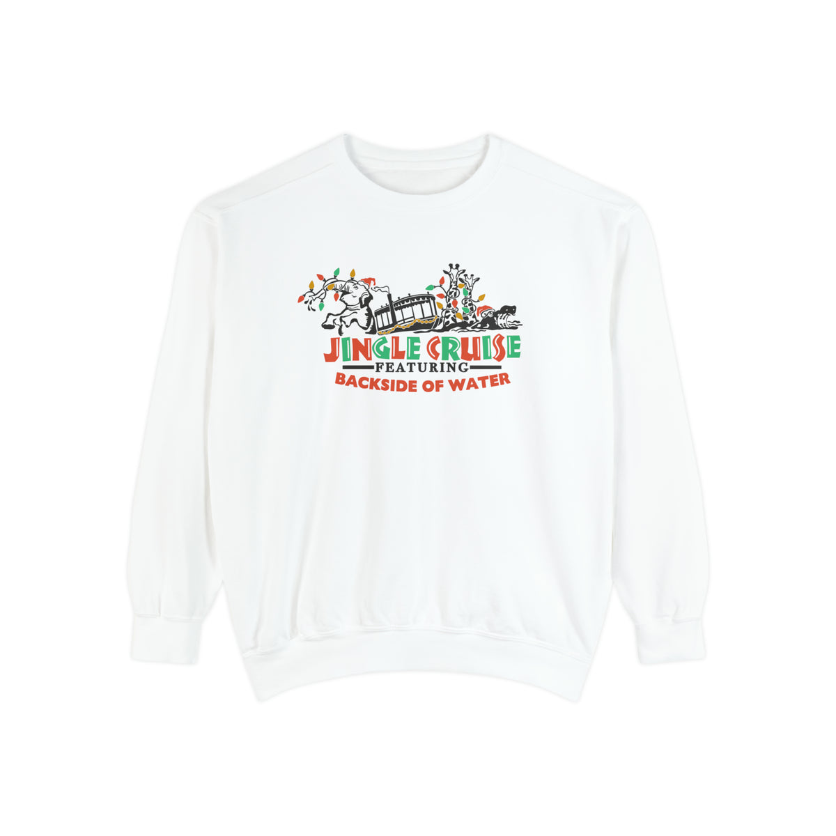 Jingle Cruise Comfort Colors Unisex Garment-Dyed Sweatshirt
