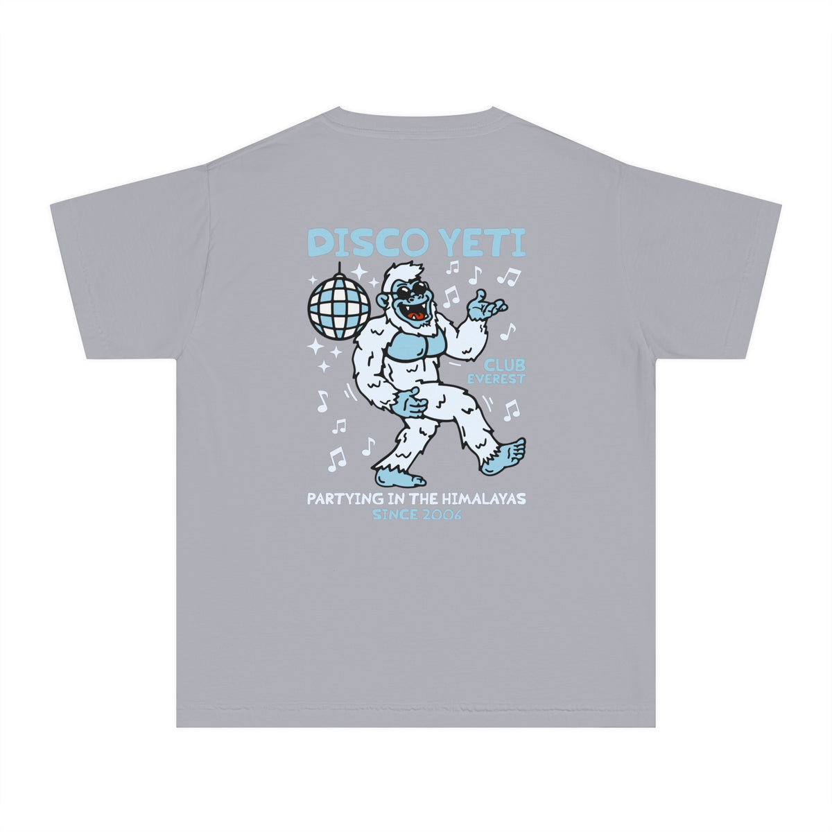 Disco Yeti Comfort Colors Youth Midweight Tee