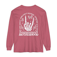 Motherhood Comfort Colors Unisex Garment-dyed Long Sleeve T-Shirt