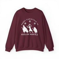 Merry Christmas Ya Foolish Mortals Gildan Unisex Heavy Blend™ Crewneck Sweatshirt