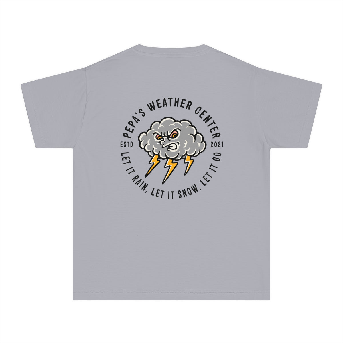 Pepa's Weather Center Comfort Colors Youth Midweight Tee