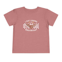 I Eat Losers For Breakfast Bella Canvas Toddler Short Sleeve Tee