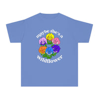 Maybe She’s A Wildflower Comfort Colors Youth Midweight Tee