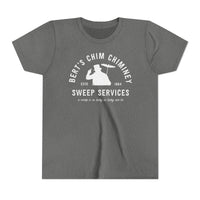 Bert’s Chim Chiminey Sweep Services Bella Canvas Youth Short Sleeve Tee