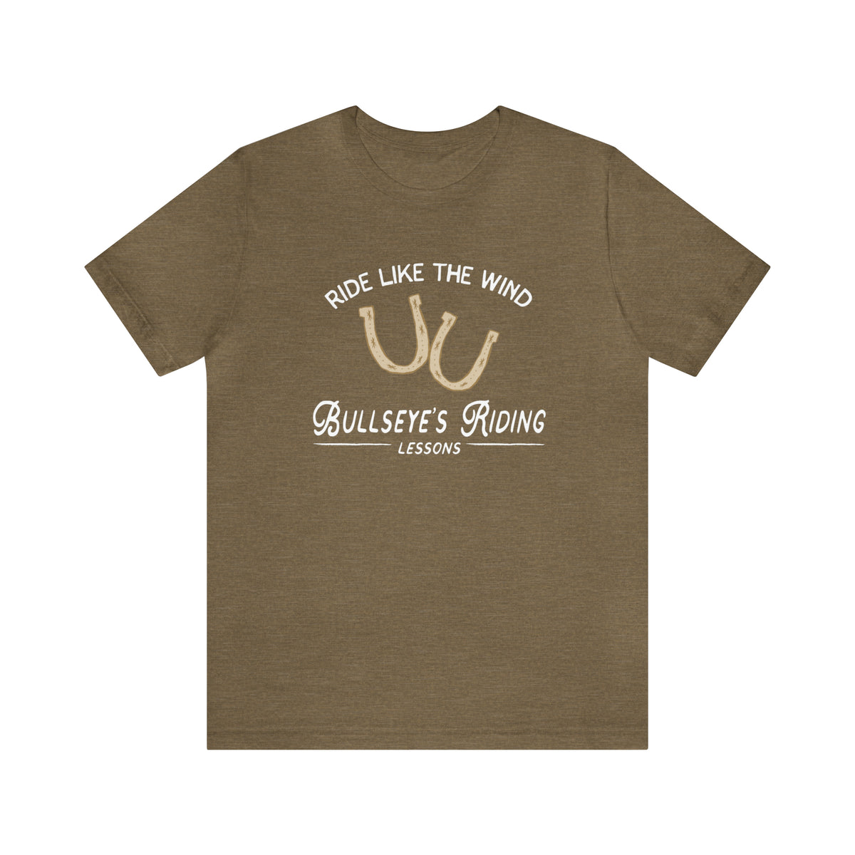 Bullseye's Riding Lessons Bella Canvas Unisex Jersey Short Sleeve Tee