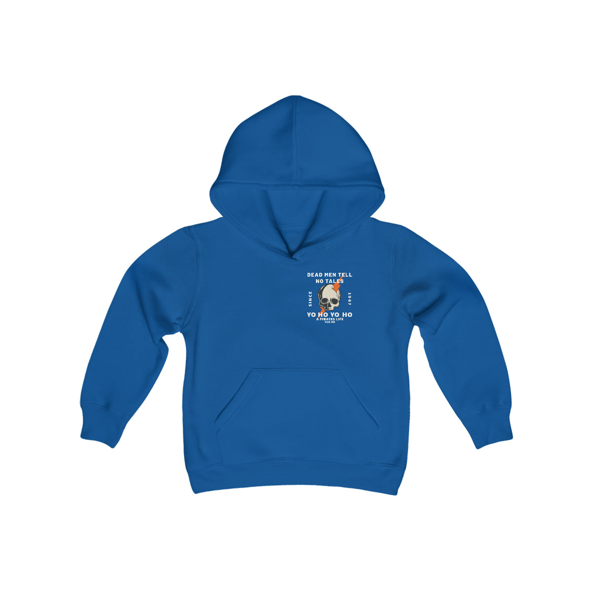 Dead Men Tell No Tales Gildan Youth Heavy Blend Hooded Sweatshirt