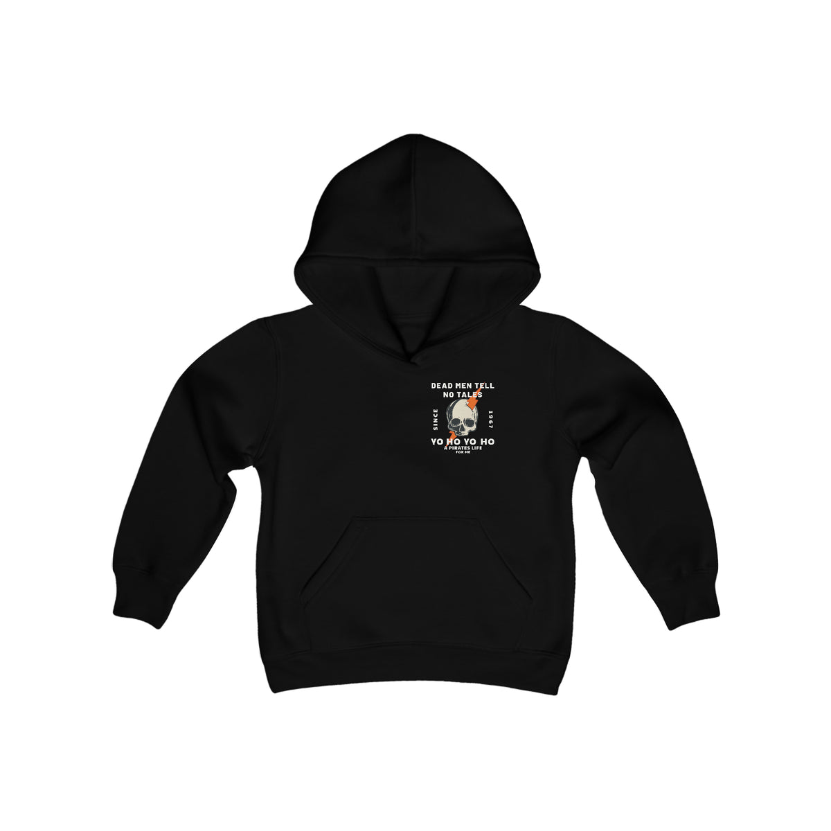 Dead Men Tell No Tales Gildan Youth Heavy Blend Hooded Sweatshirt