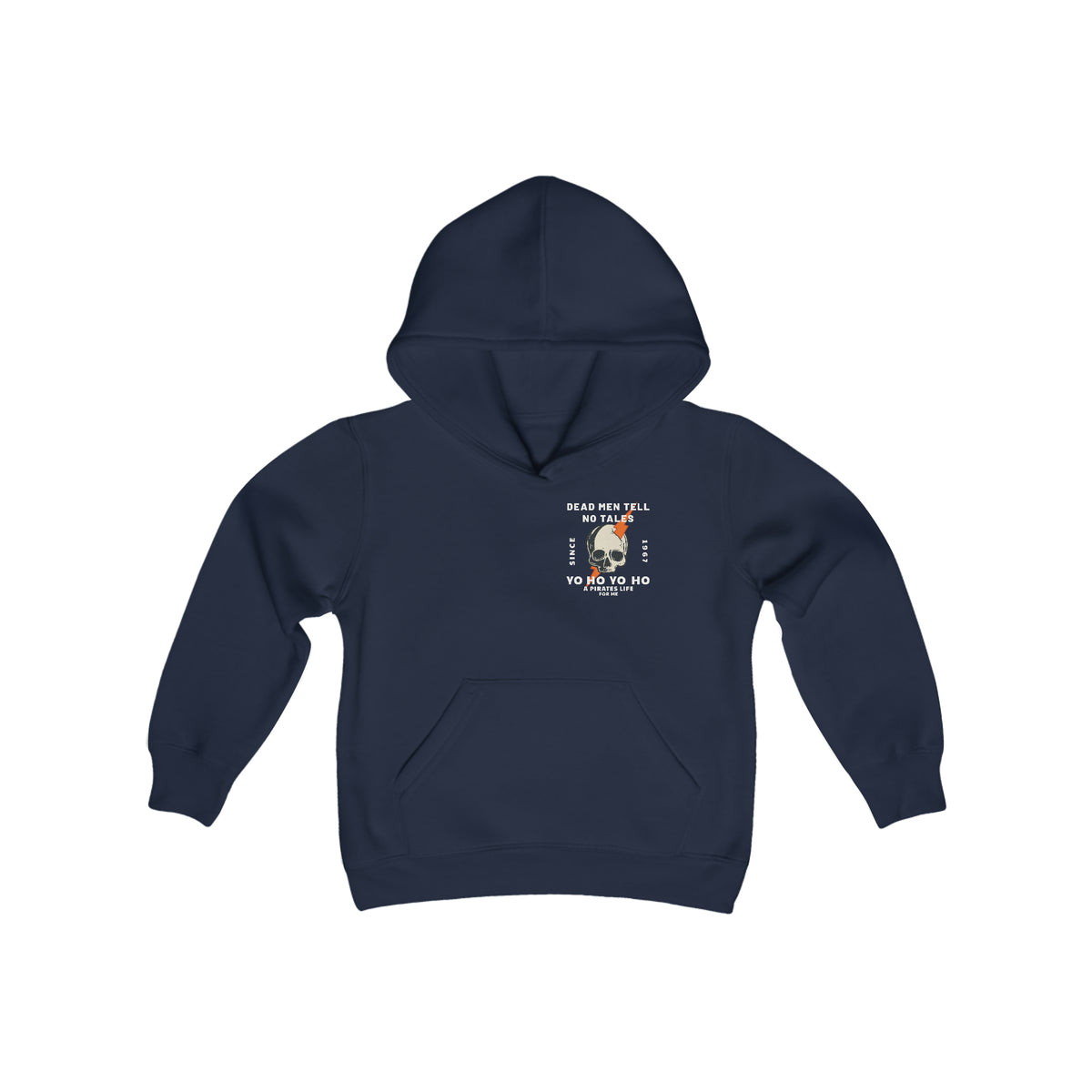 Dead Men Tell No Tales Gildan Youth Heavy Blend Hooded Sweatshirt