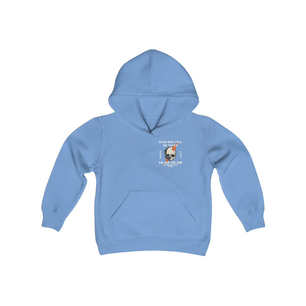 Dead Men Tell No Tales Gildan Youth Heavy Blend Hooded Sweatshirt