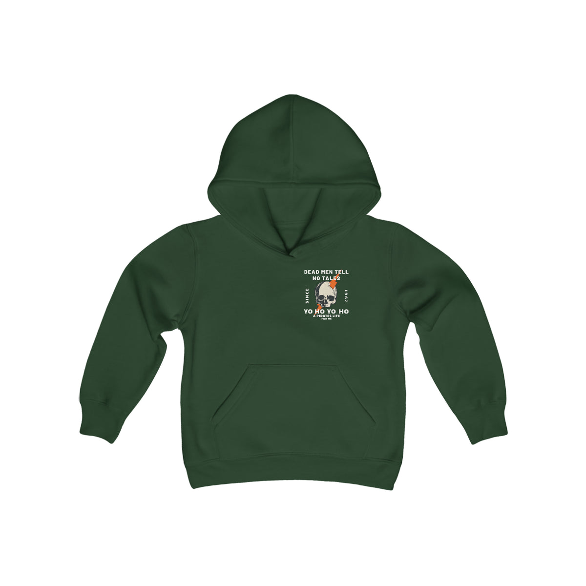 Dead Men Tell No Tales Gildan Youth Heavy Blend Hooded Sweatshirt