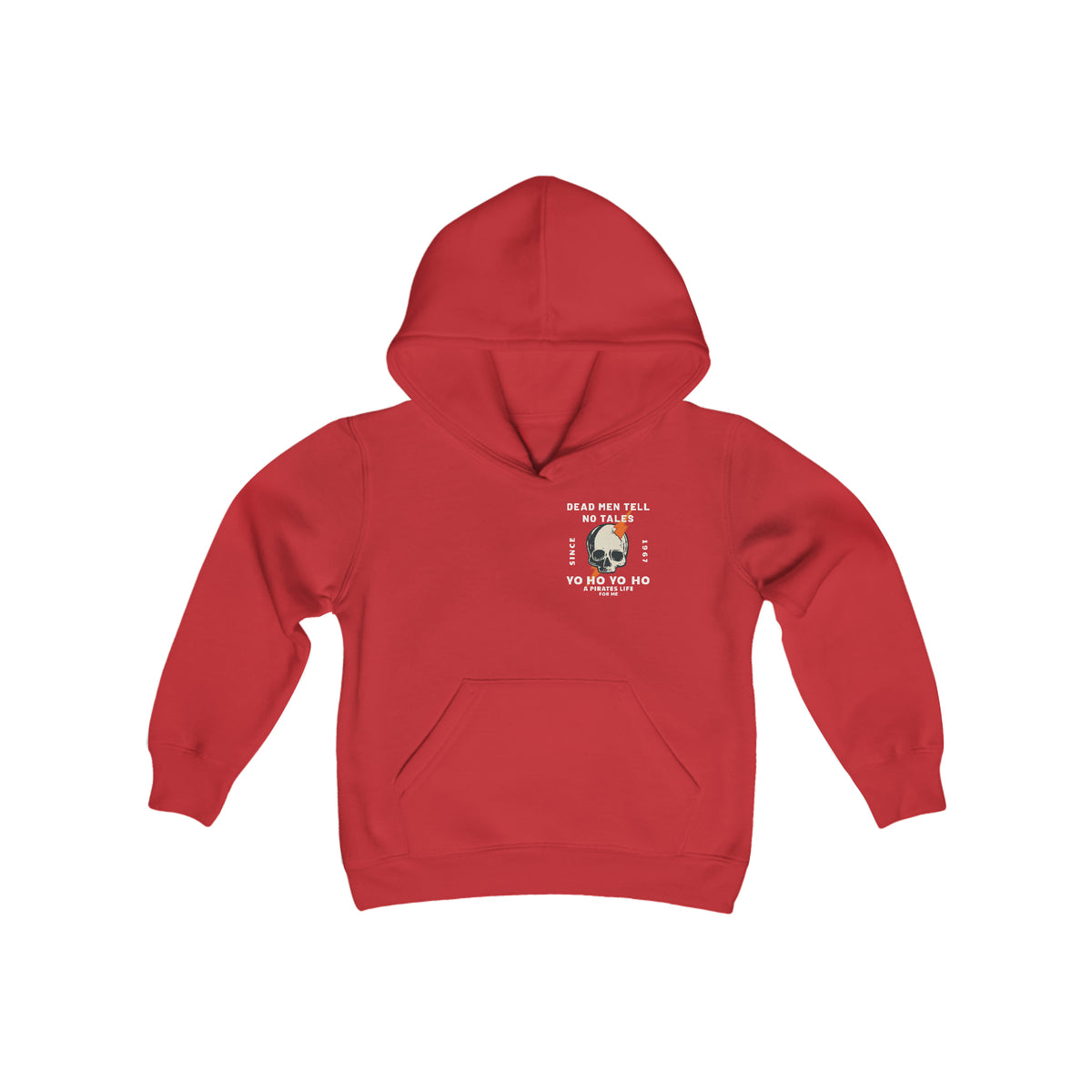 Dead Men Tell No Tales Gildan Youth Heavy Blend Hooded Sweatshirt