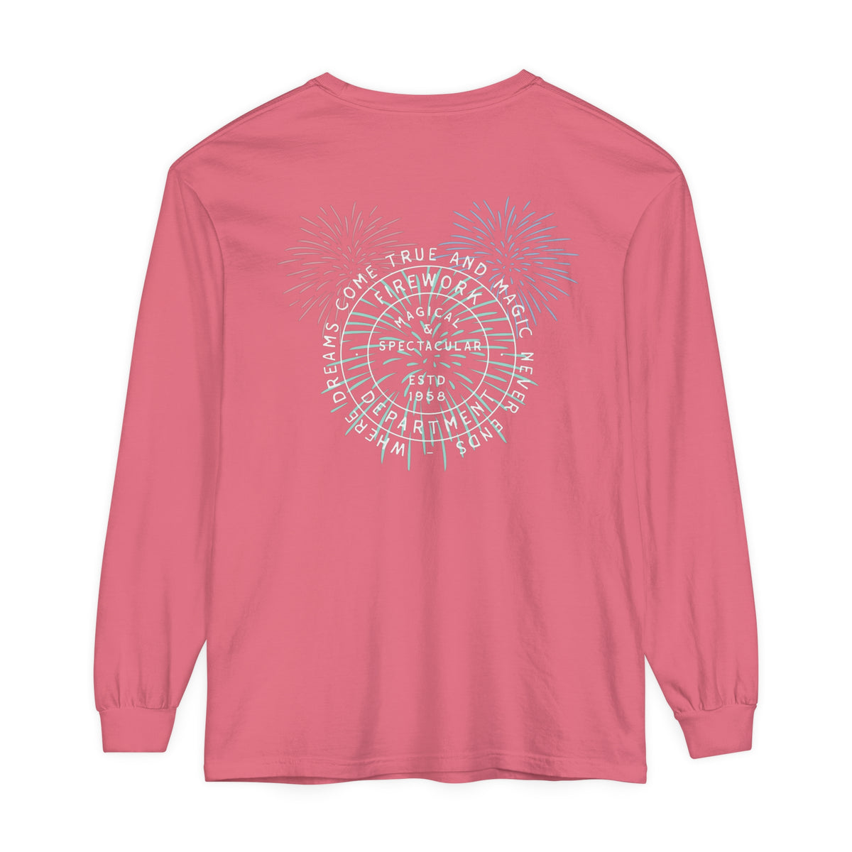 Firework Department Comfort Colors Unisex Garment-dyed Long Sleeve T-Shirt
