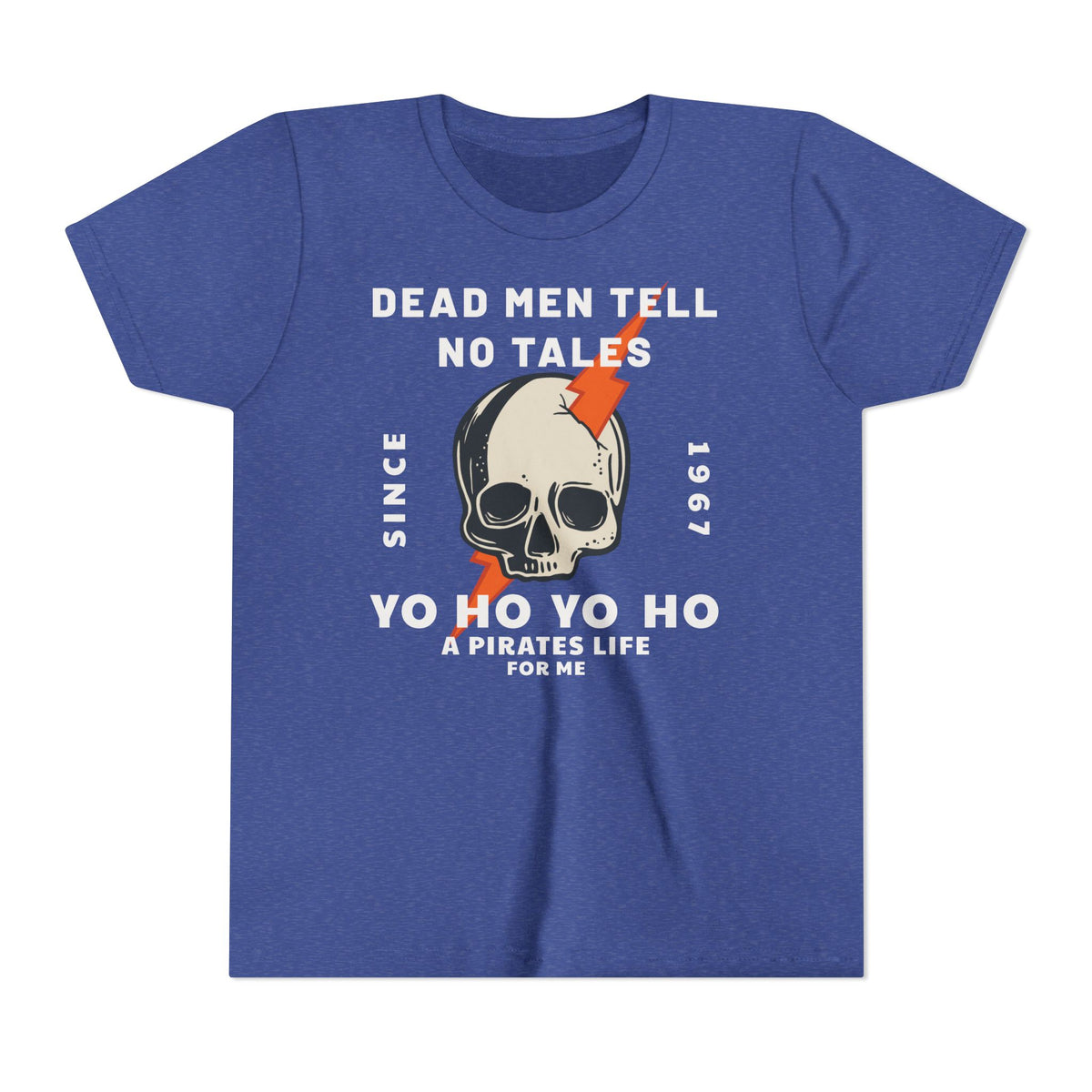 Dead Men Tell No Tales Bella Canvas Youth Short Sleeve Tee