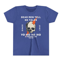 Dead Men Tell No Tales Bella Canvas Youth Short Sleeve Tee
