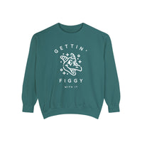 Gettin' Figgy With It Comfort Colors Unisex Garment-Dyed Sweatshirt