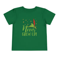 Never Grow Up Bella Canvas Toddler Short Sleeve Tee