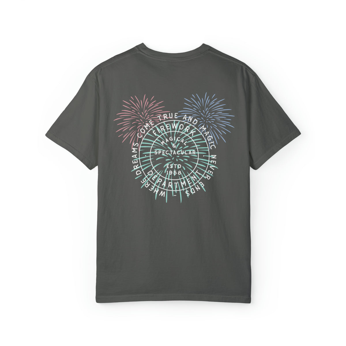 Firework Department Comfort Colors Unisex Garment-Dyed T-shirt