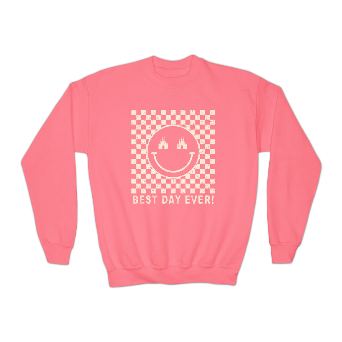 Best Day Ever Gildan Youth Crewneck Sweatshirt
