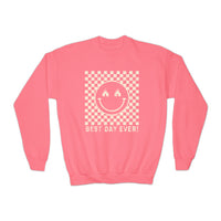 Best Day Ever Gildan Youth Crewneck Sweatshirt