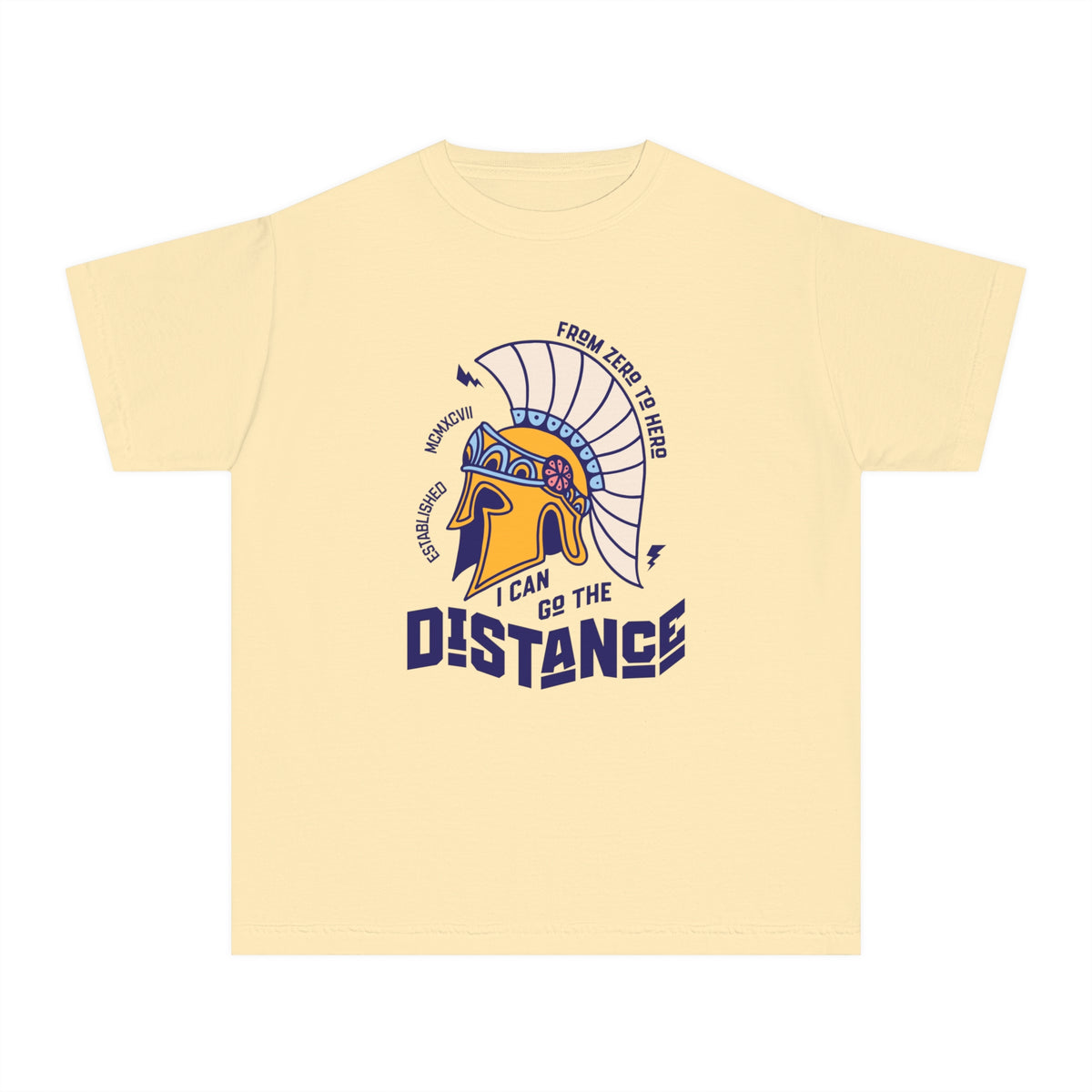 I Can Go The Distance Comfort Colors Youth Midweight Tee
