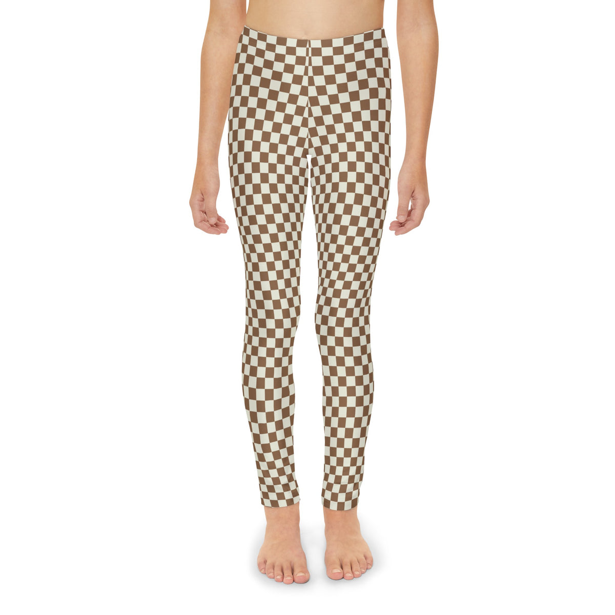 Checked Youth Full-Length Leggings