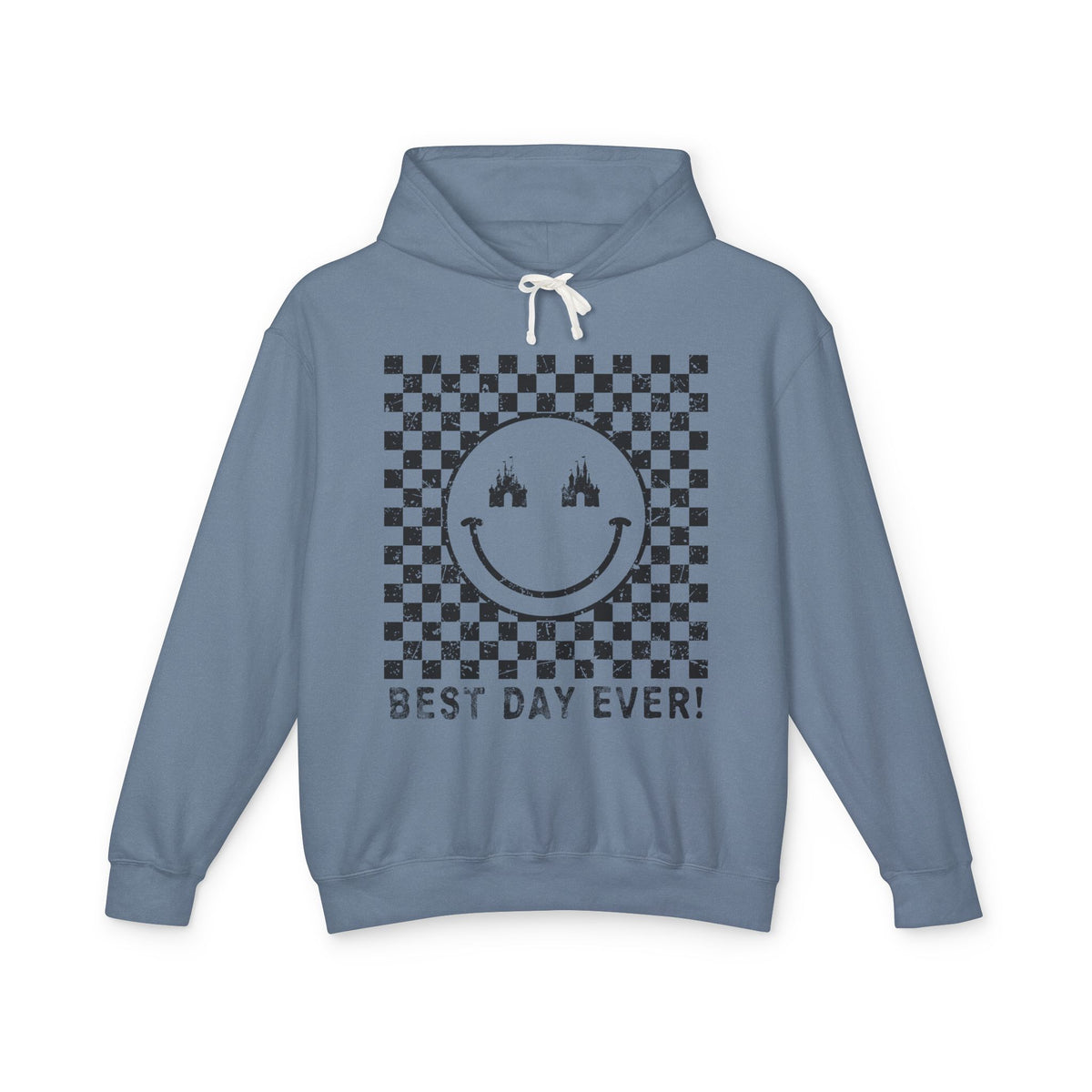 Best Day Ever Comfort Colors Unisex Lightweight Hooded Sweatshirt