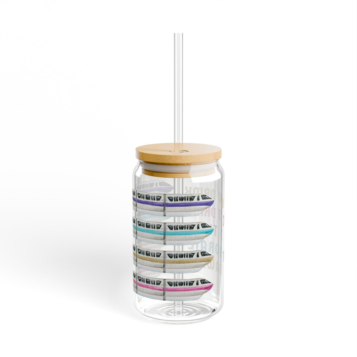 If You Drink Don't Drive Do The Monorail Crawl Sipper Glass, 16oz
