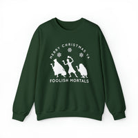 Merry Christmas Ya Foolish Mortals Gildan Unisex Heavy Blend™ Crewneck Sweatshirt