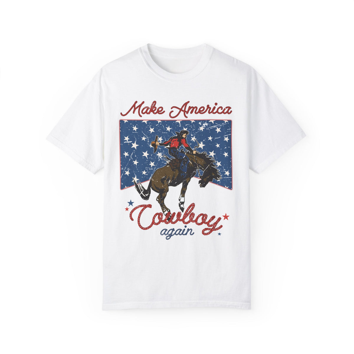 Make America Cowboy Again Comfort Colors Unisex Garment-Dyed T-shirt