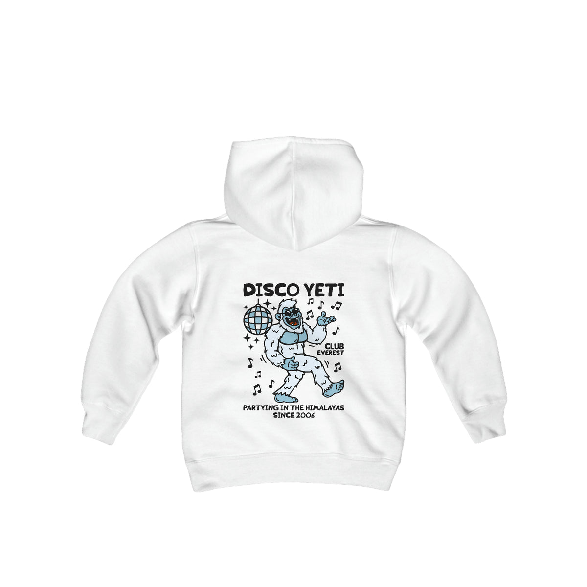 Disco Yeti Gildan Youth Heavy Blend Hooded Sweatshirt
