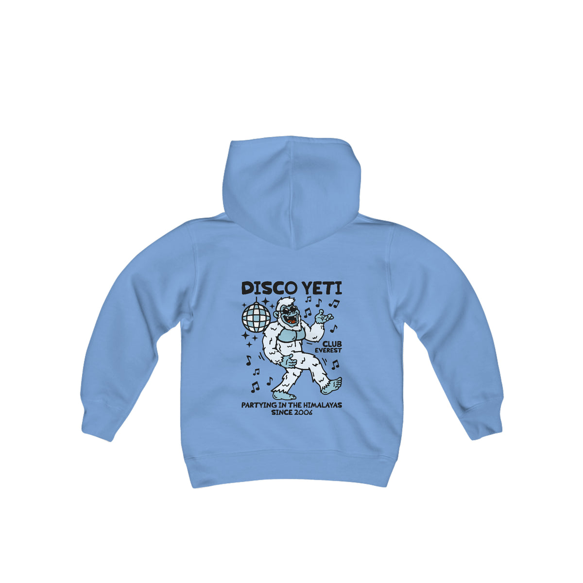 Disco Yeti Gildan Youth Heavy Blend Hooded Sweatshirt