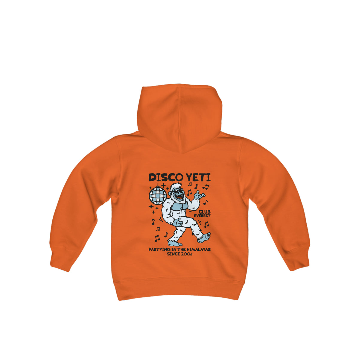 Disco Yeti Gildan Youth Heavy Blend Hooded Sweatshirt