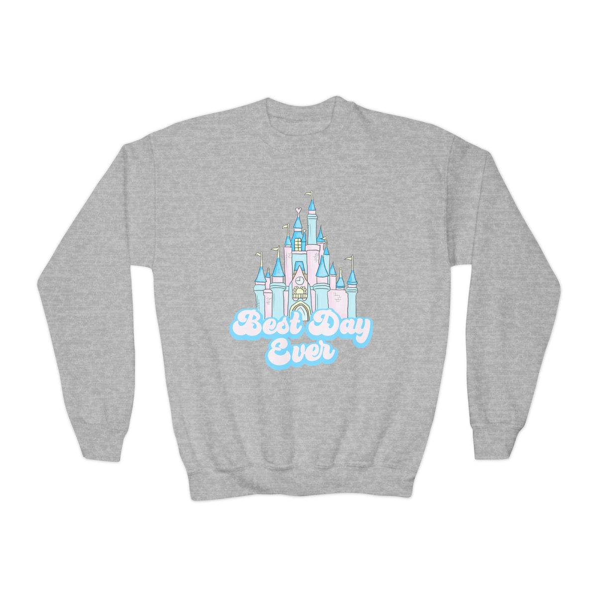 Best Day Ever Gildan Youth Crewneck Sweatshirt