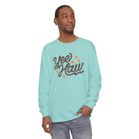 Yee Haw Comfort Colors Unisex Garment-dyed Long Sleeve T-Shirt