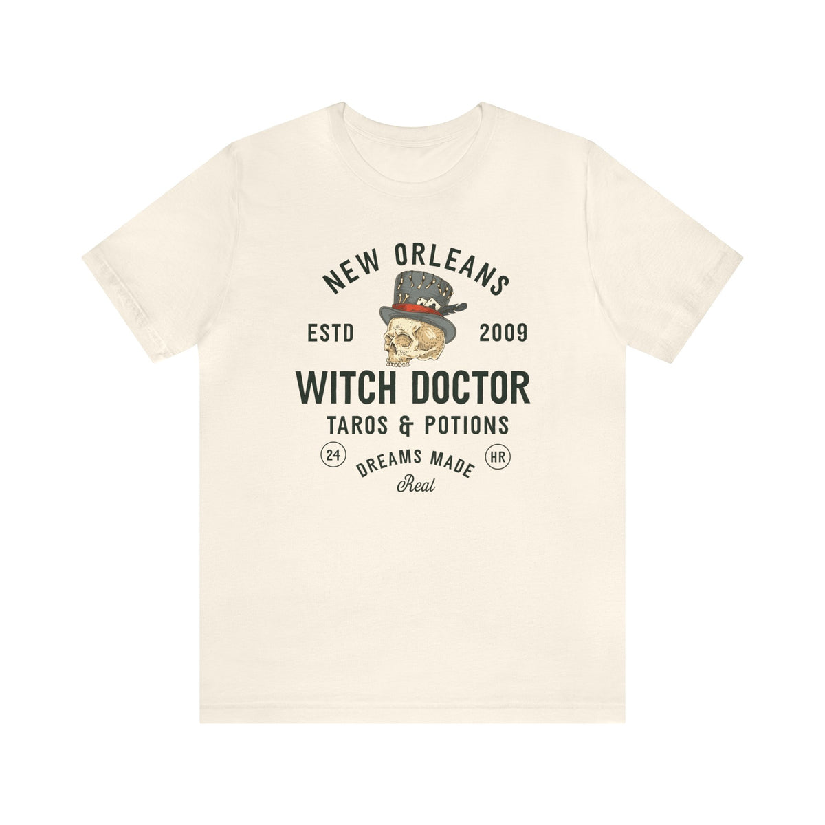 New Orleans Witch Doctor Bella Canvas Unisex Jersey Short Sleeve Tee