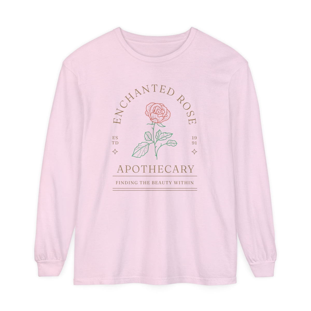 Enchanted Rose Apothecary Comfort Colors Unisex Garment-dyed Long Sleeve T-Shirt