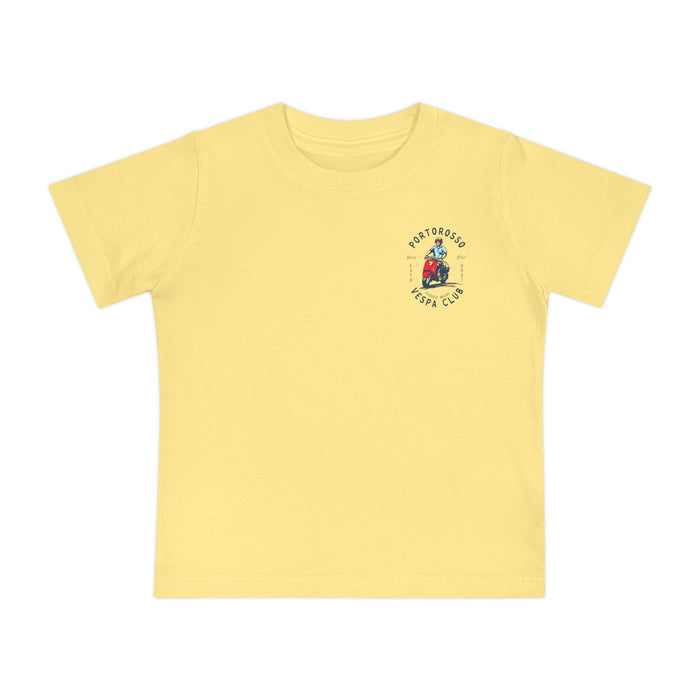 Portorosso Vespa Club Bella Canvas Baby Short Sleeve T-Shirt