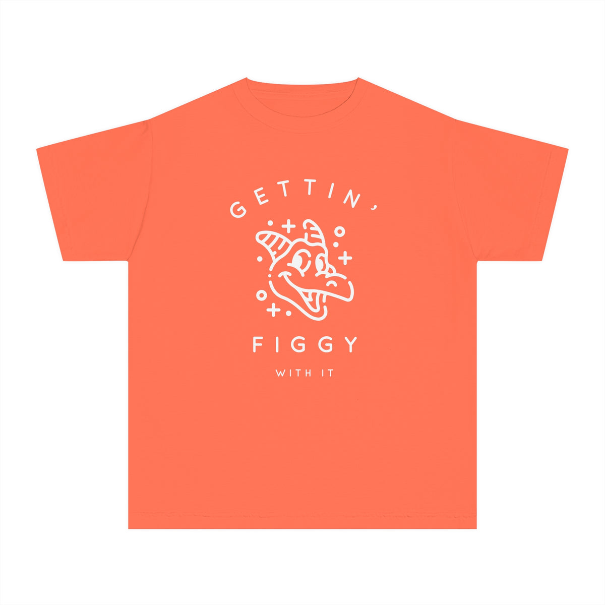 Gettin' Figgy With It Comfort Colors Youth Midweight Tee